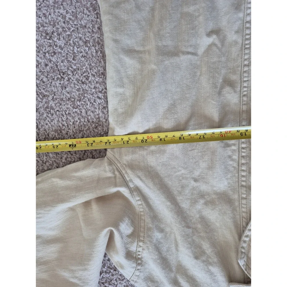 Pilcro and the Letterpress Linen Blend Oversized Blazer Jacket Size Medium